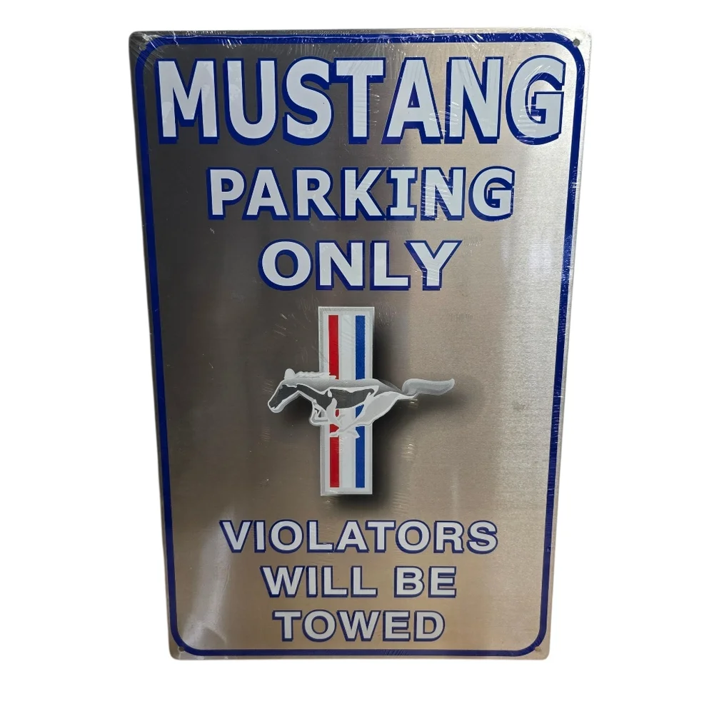 Ford Mustang Parking Only metal sign 11